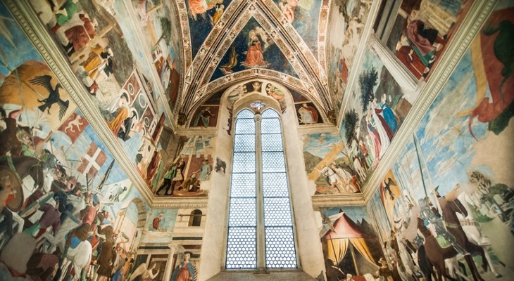 Private Fuehrung: Pieros Fresken in Arezzo