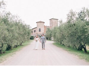 Intime Hochzeit in der Toskana